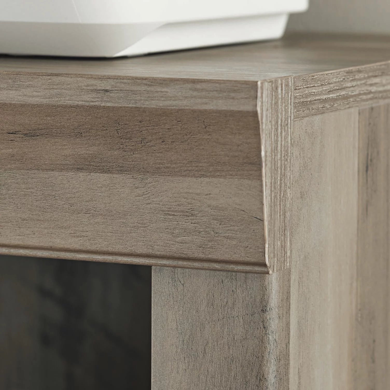 5 Shelf Bookcase, Rustic Gray S26946