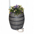 Emsco Group 50 Gal Black Polyethylene Rain Barrel