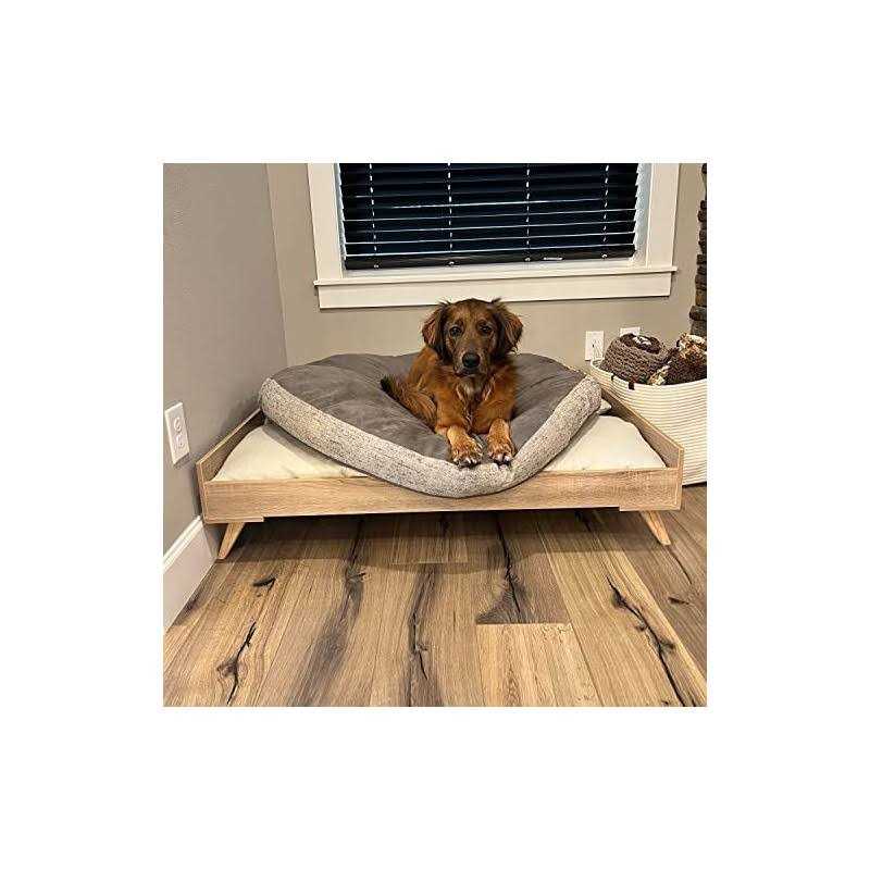 Raised Wooden Dog Bed Frame L89081