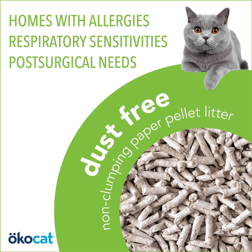 Dust Free Cat Litter Non-Clumping Paper Pellet B94063
