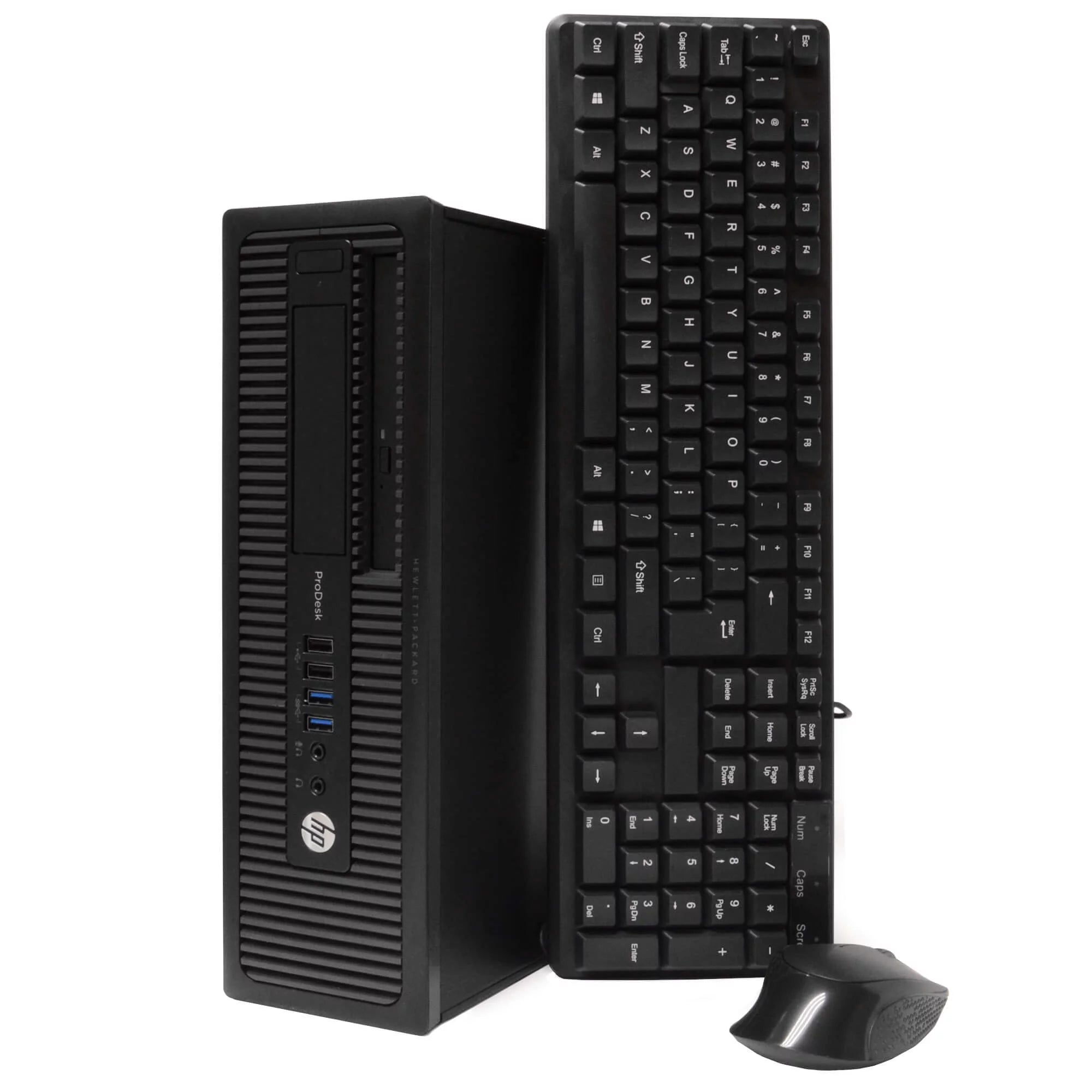 Refurbished Desktop Computer PC, Intel i5 Quad Core, 8GB RAM, 250GB HDD, Windows 10 Home G385415