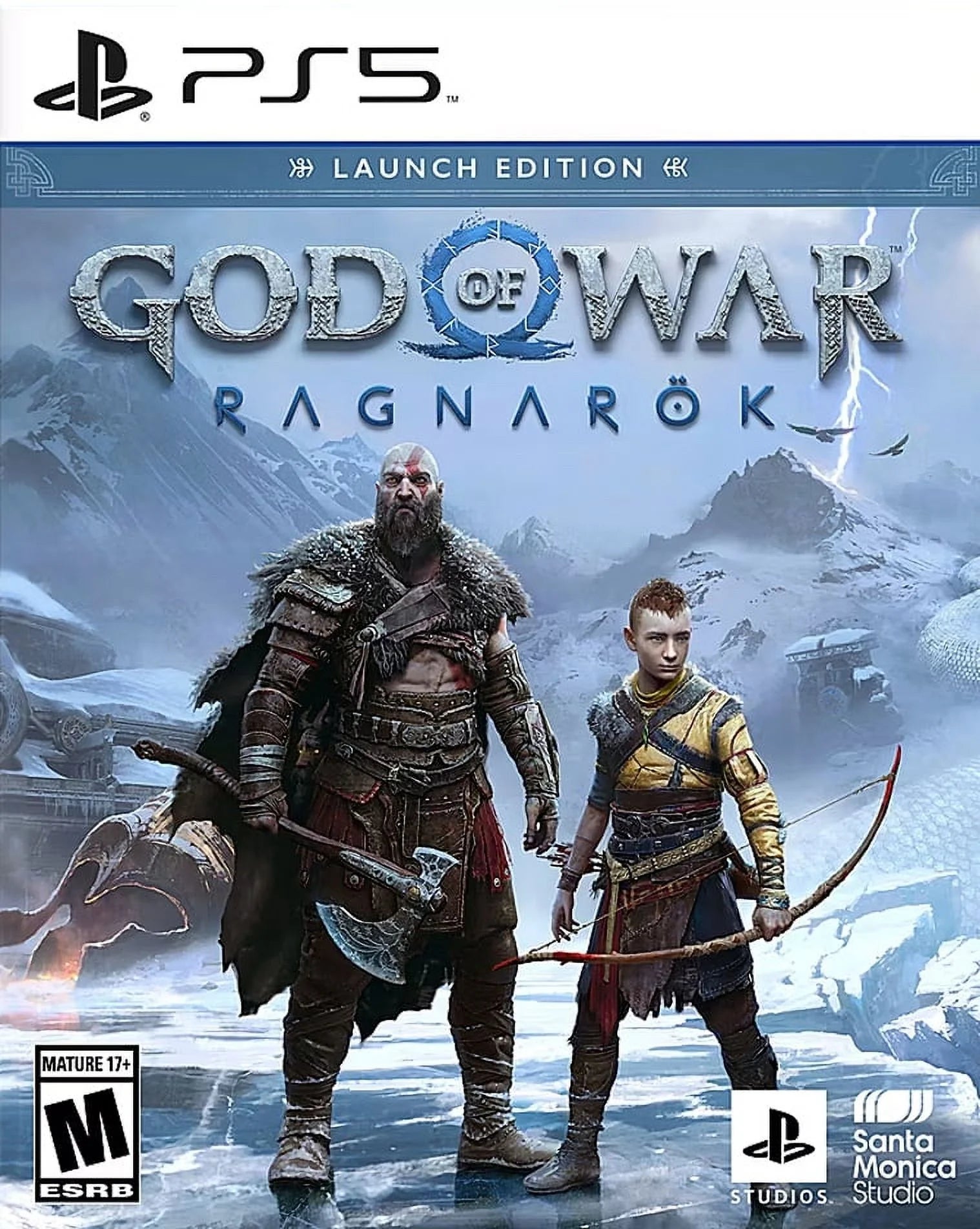 PS5 Slim 2TB Digital Edition Gaming Console with God of War Ragnarok Bundle and 8K HDMI Cable P5303