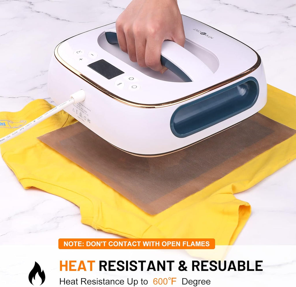 Auto Heat Press Machine for T Shirts 15 x 15 with Teflon Sheets I507