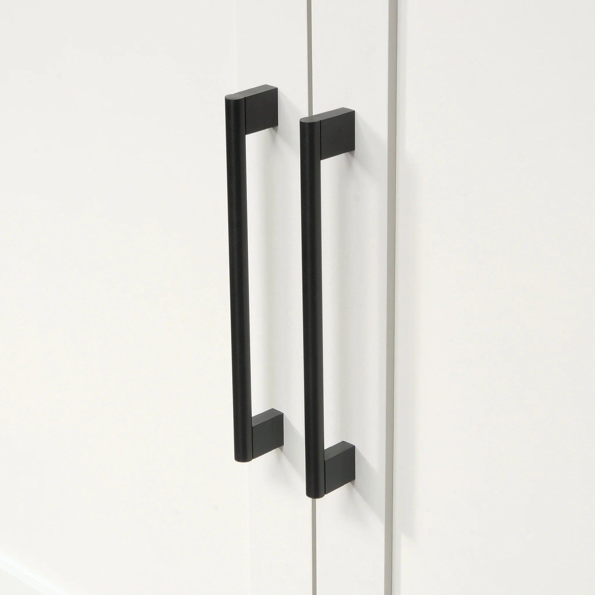 Wood Storage Cabinet, White Finish B3192