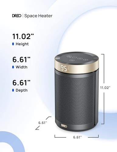 Portable Space Heater for Indoor Use with Thermostat and Remote S513
