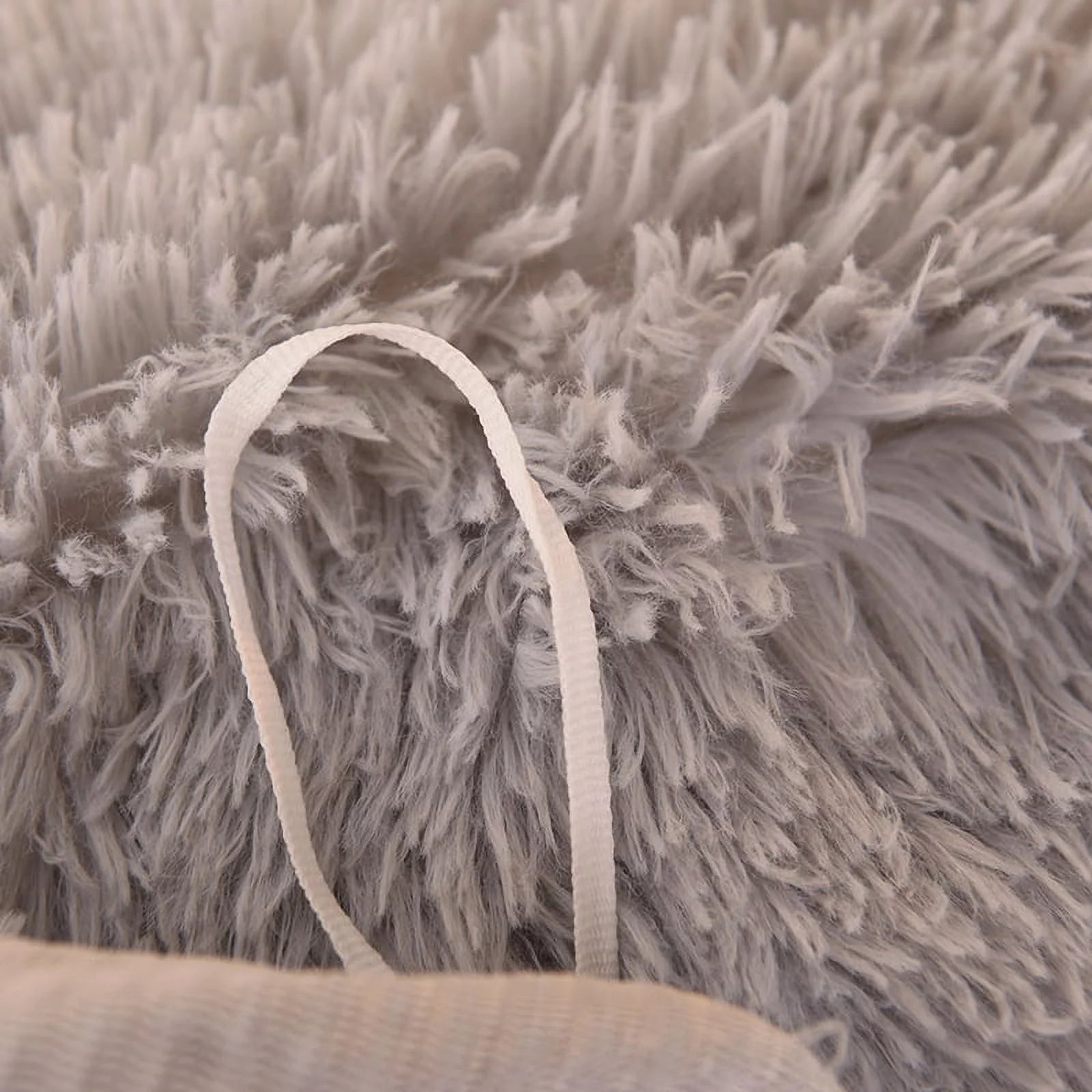 Shaggy Faux Fur Duvet Cover Set with 2 Pillowcases, Full Size W8940