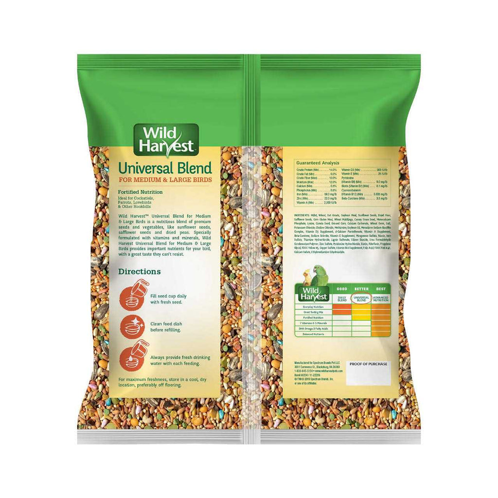 Universal Blend For Medium & Large Birds U93061