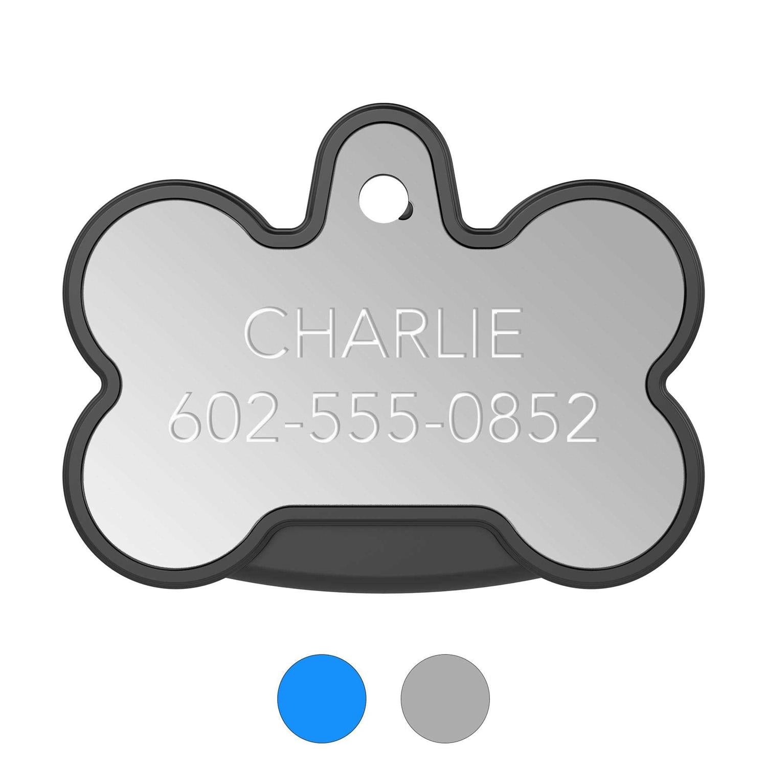 Smart Tag Dog Bone Personalized ID and Tracker U17372
