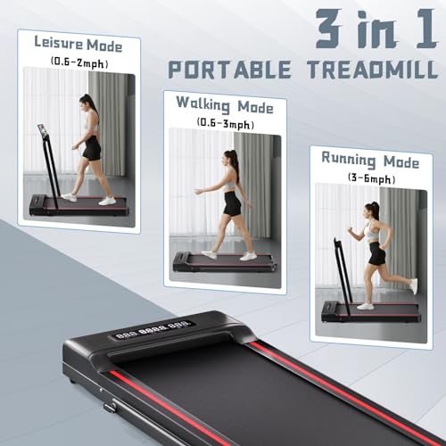 Under Desk Treadmill, 3 in 1 Portable Walking Pad H71904