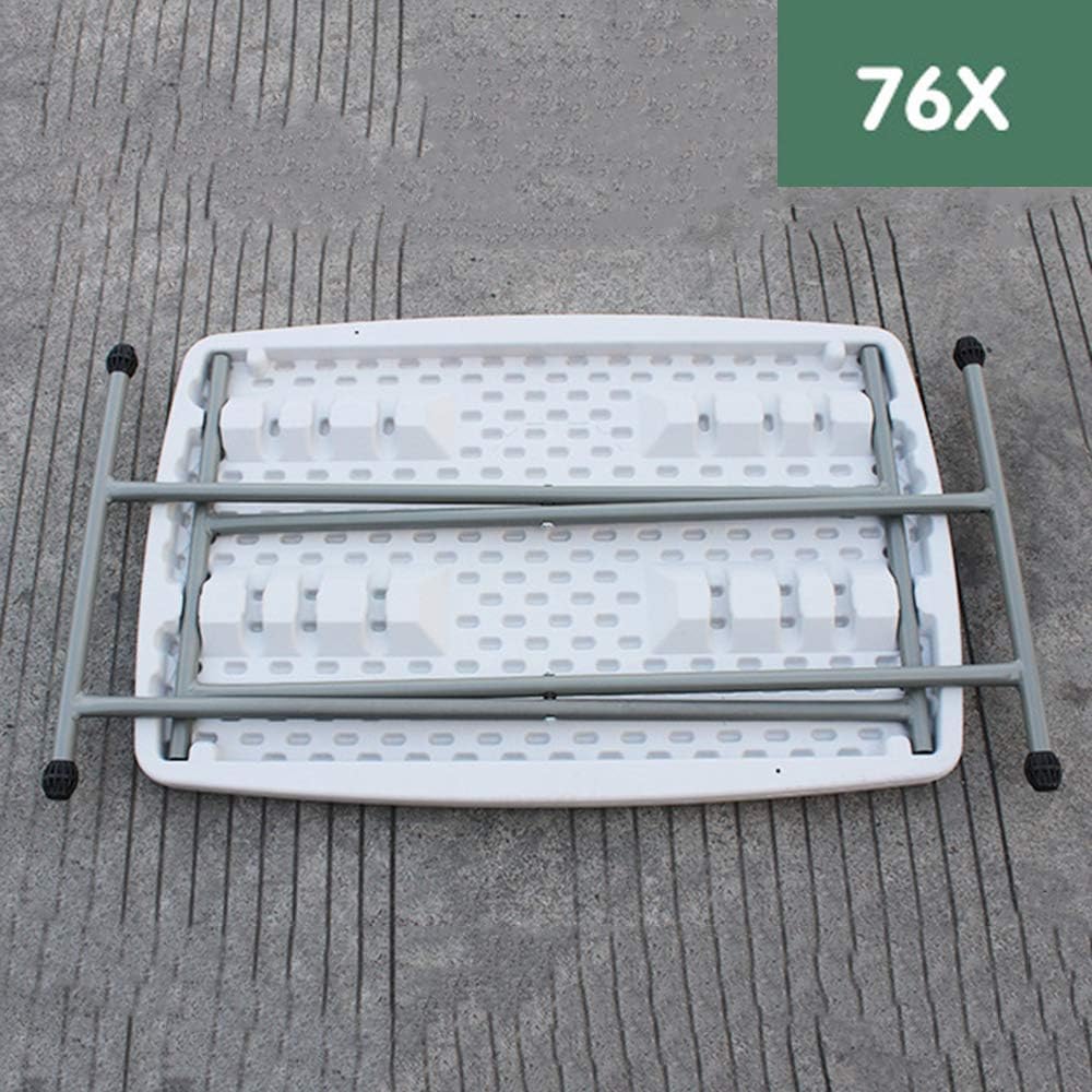 Lightweight Folding Table for Small Spaces, White S2383