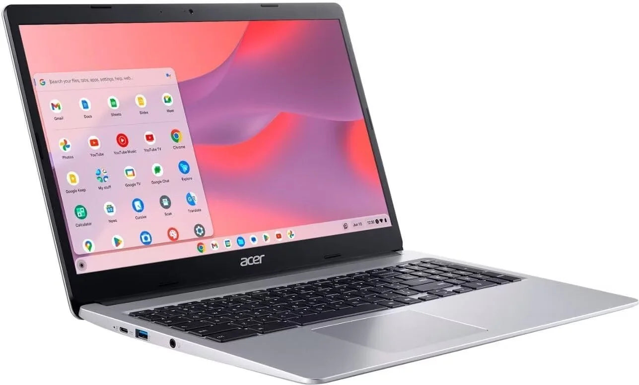 15.6" Chromebook Laptop, Intel Celeron, 4GB RAM, 64GB eMMC, Chrome OS T541313