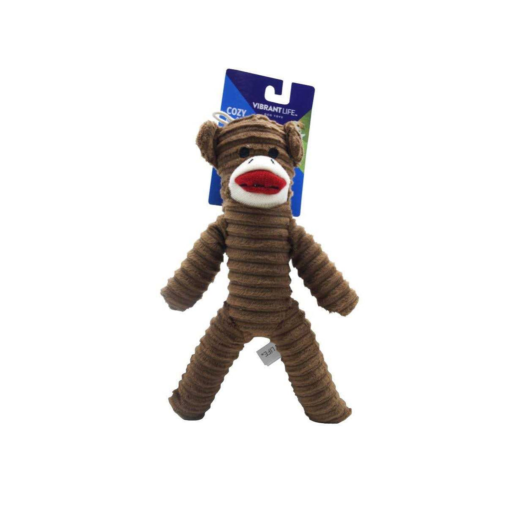 Sock Monkey Dog Toy X968393