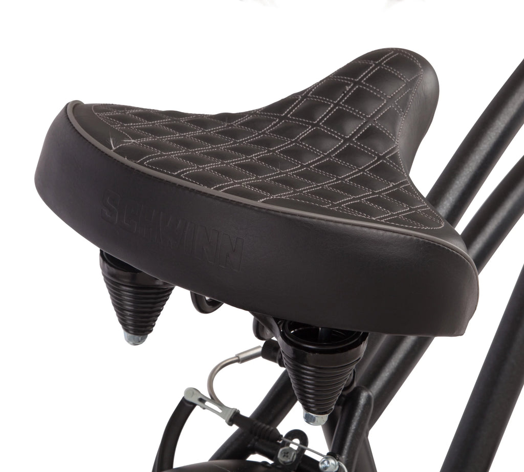 Men's cruiser bike, 29-inch wheels, 7 speeds, black H354974