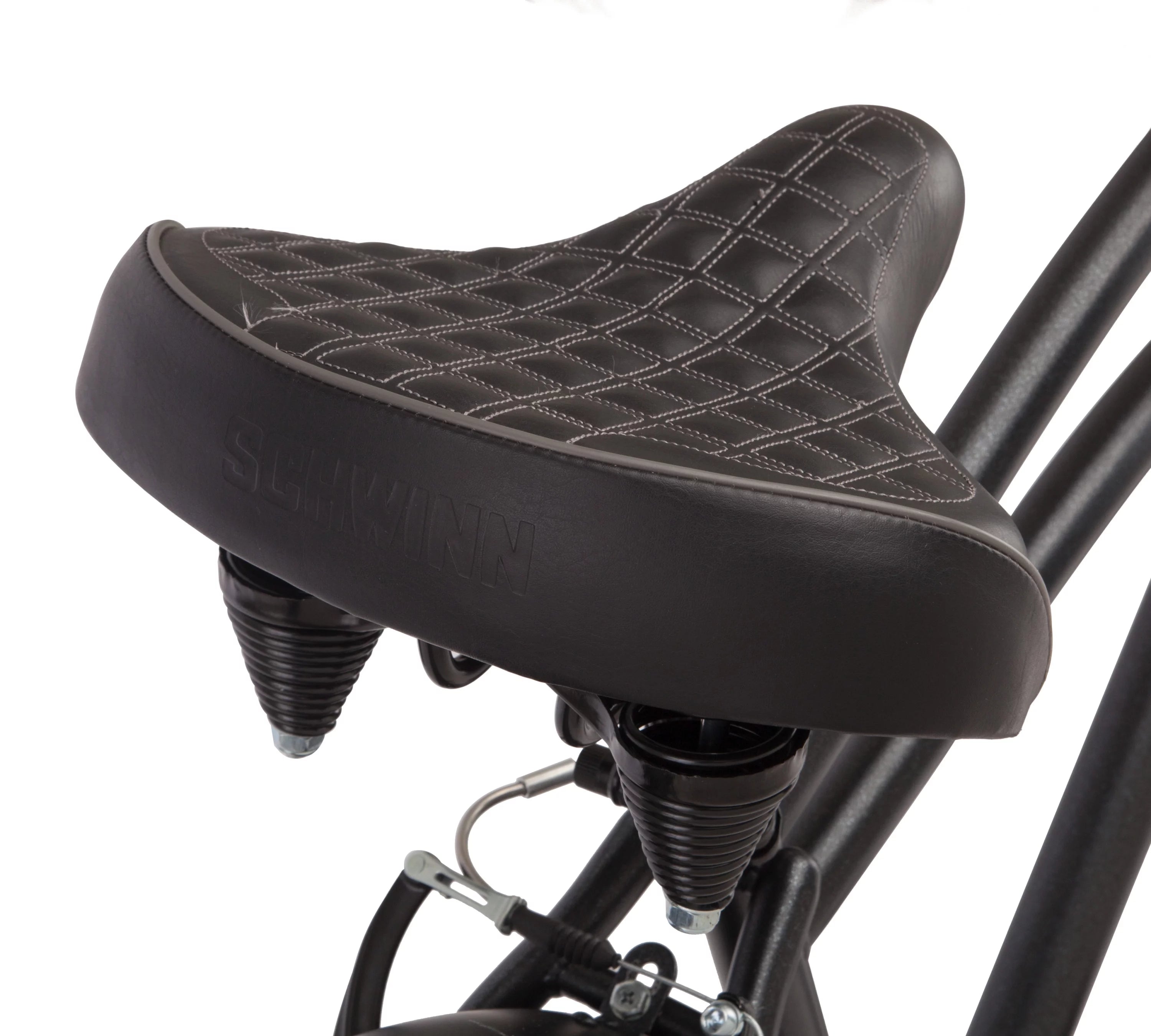Men's cruiser bike, 29-inch wheels, 7 speeds, black H354974