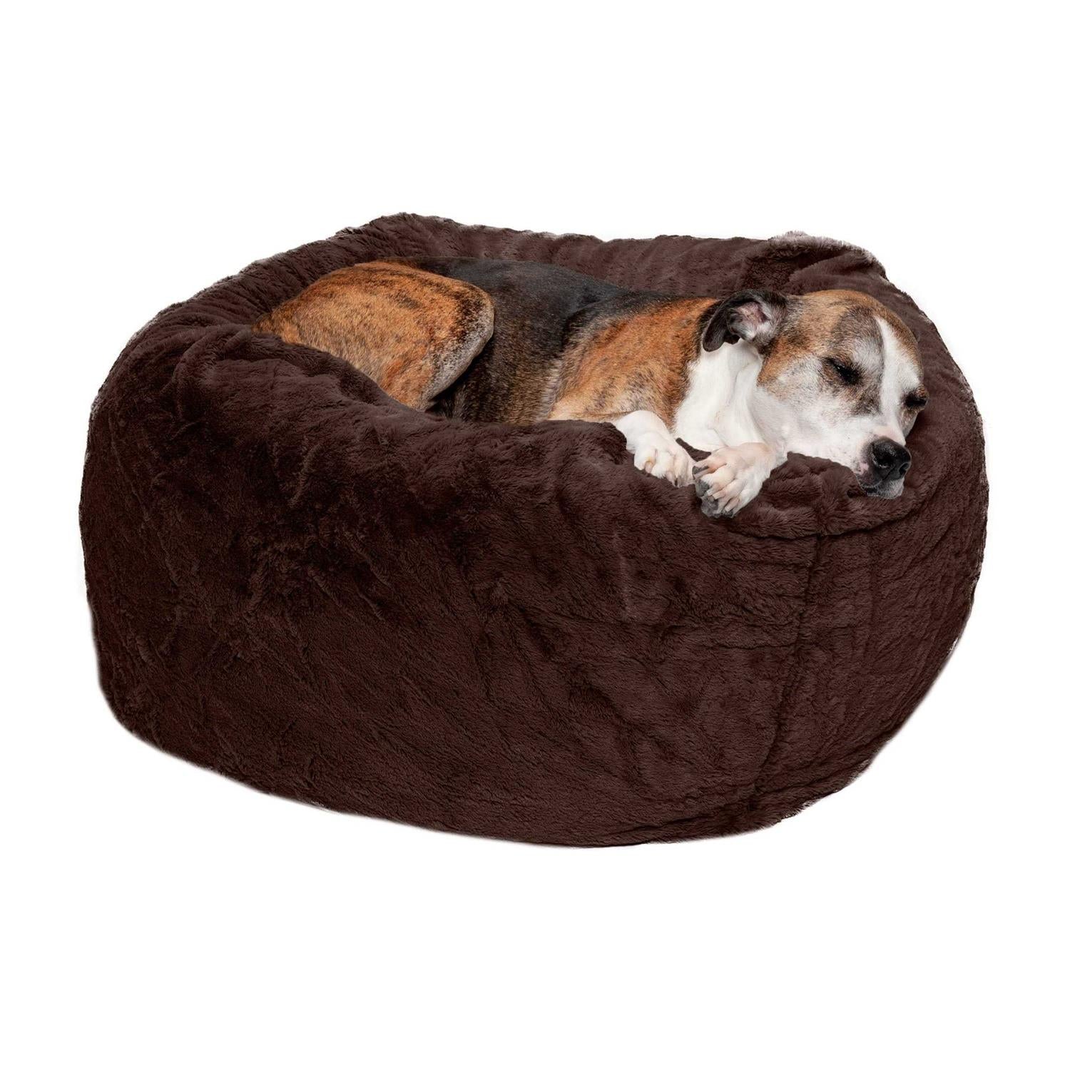Round Plush Ball Dog Bed N96841