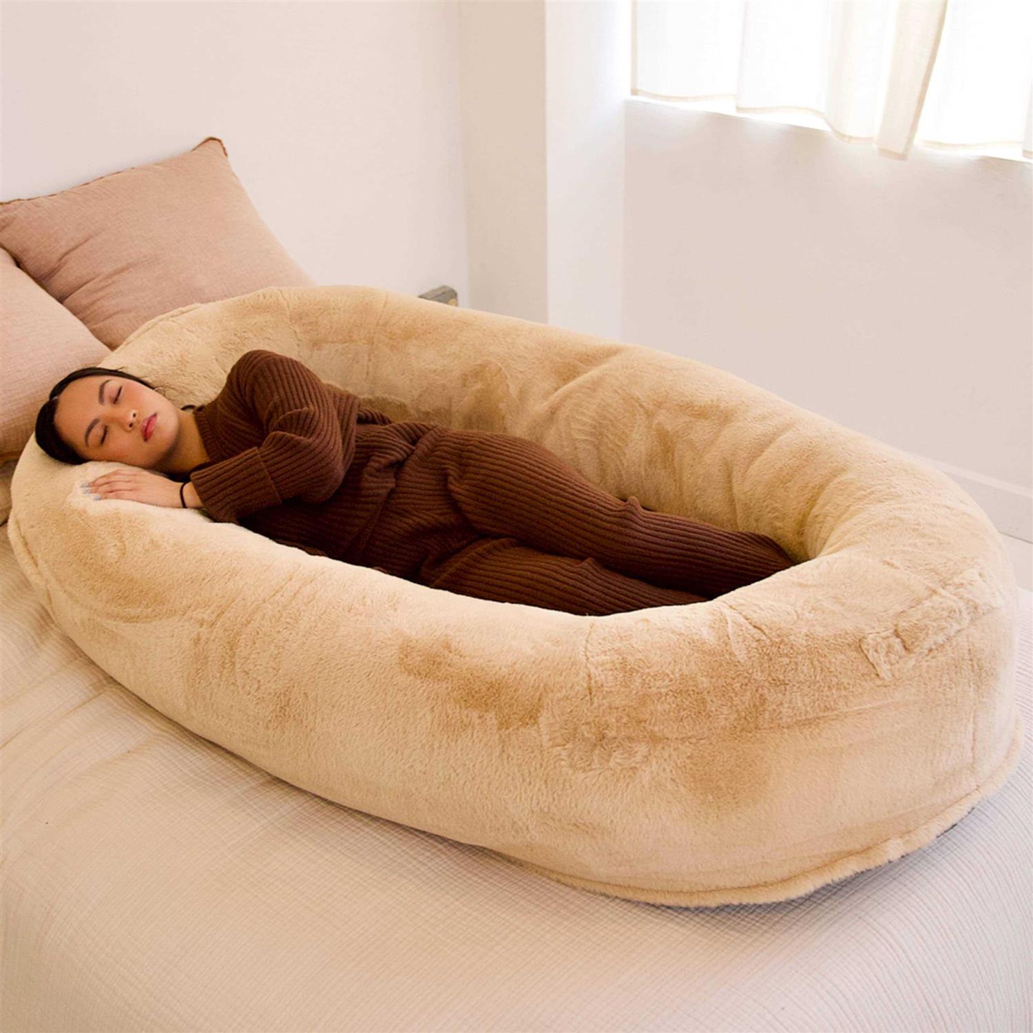 Human Dog Bed for Adults - Extra Large Floor Lounger Q641