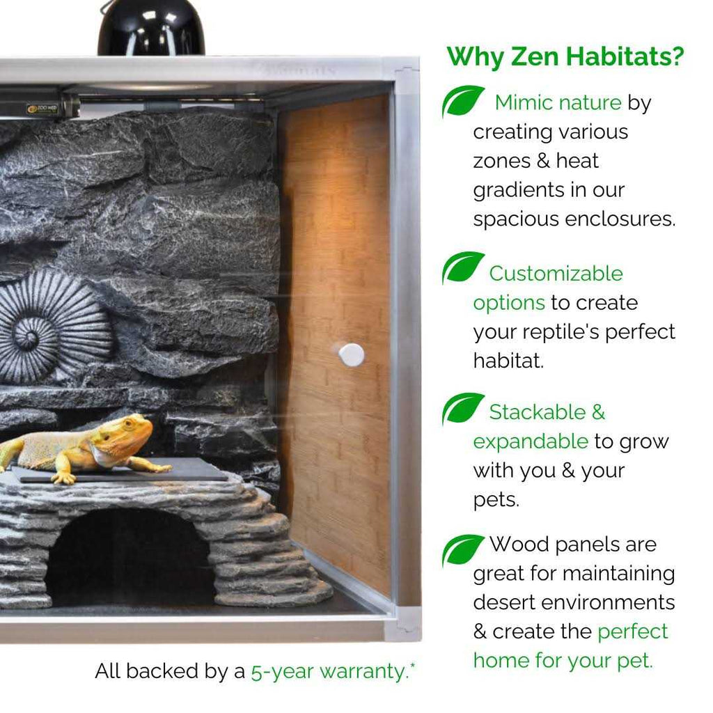 Bearded Dragon Enclosure 4x2x2 Wood U989854
