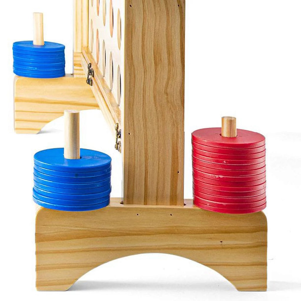 Giant Connect 4 Game - 4 in A Row Wooden Family Game Indoor/Outdoor Use C266540