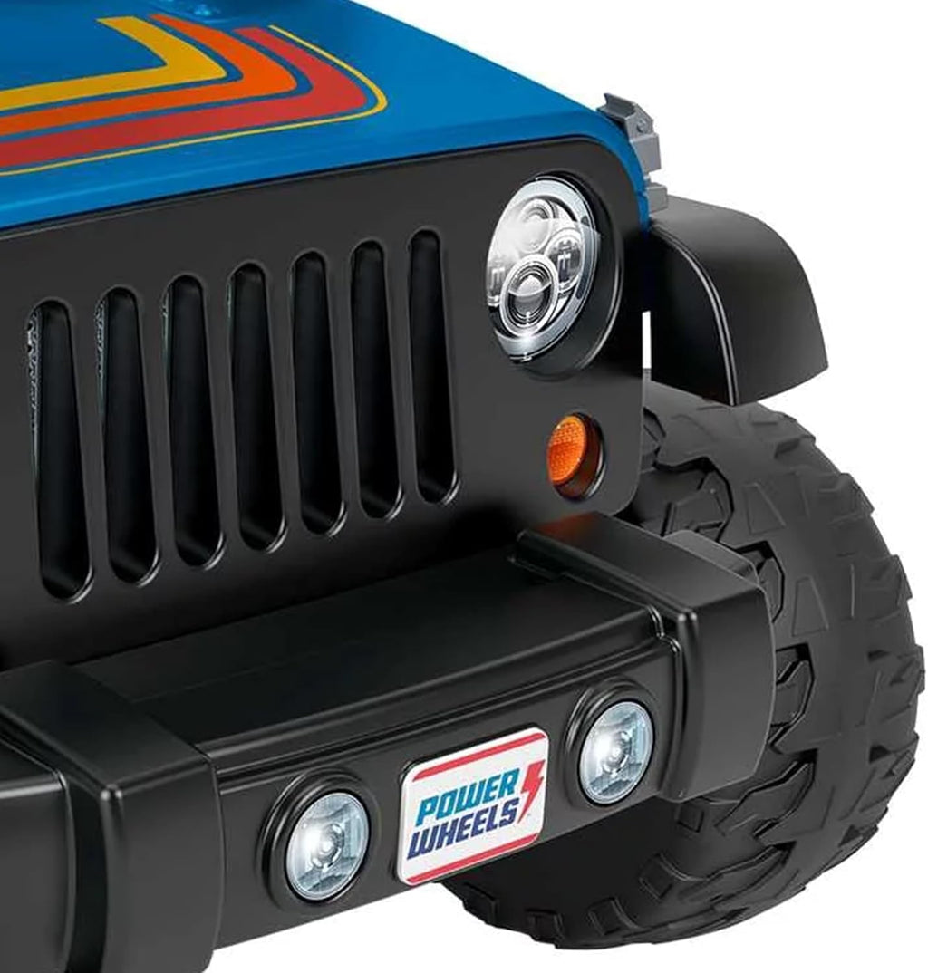 Battery Operated 2 Seater Ride On Jeep Toy Car with Working Lights and Storage A1746