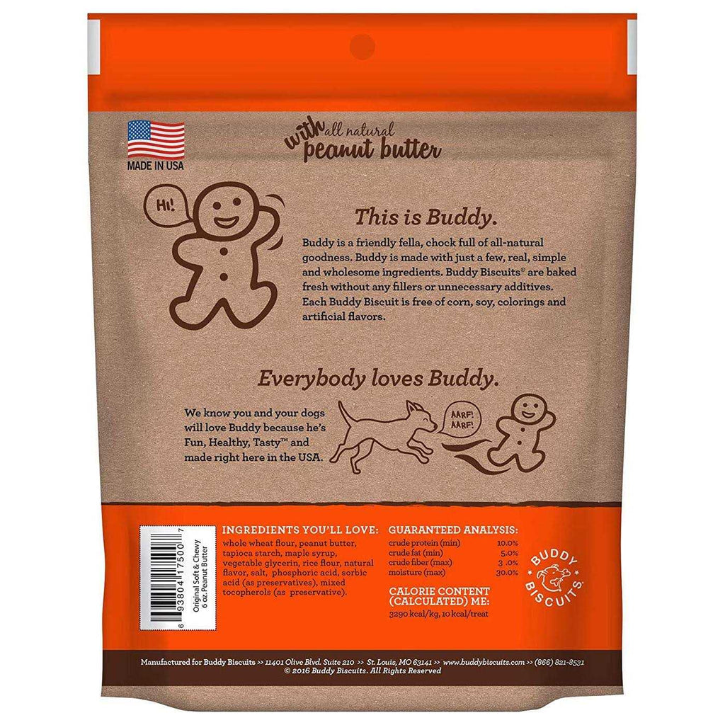 Soft and Chewy Peanut Butter Dog Treats Y472220