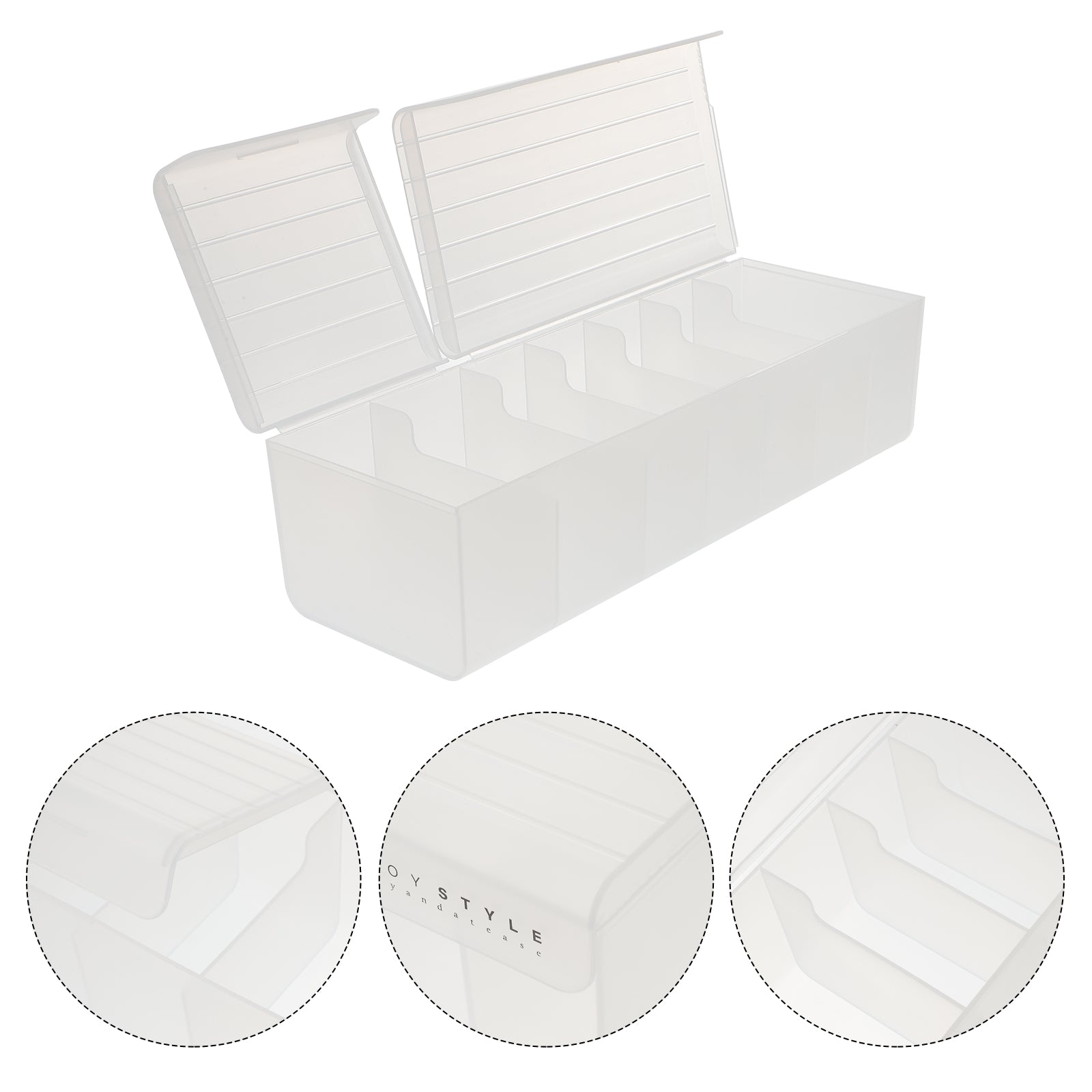 Slim USB Cable Organizer Storage Box E208077