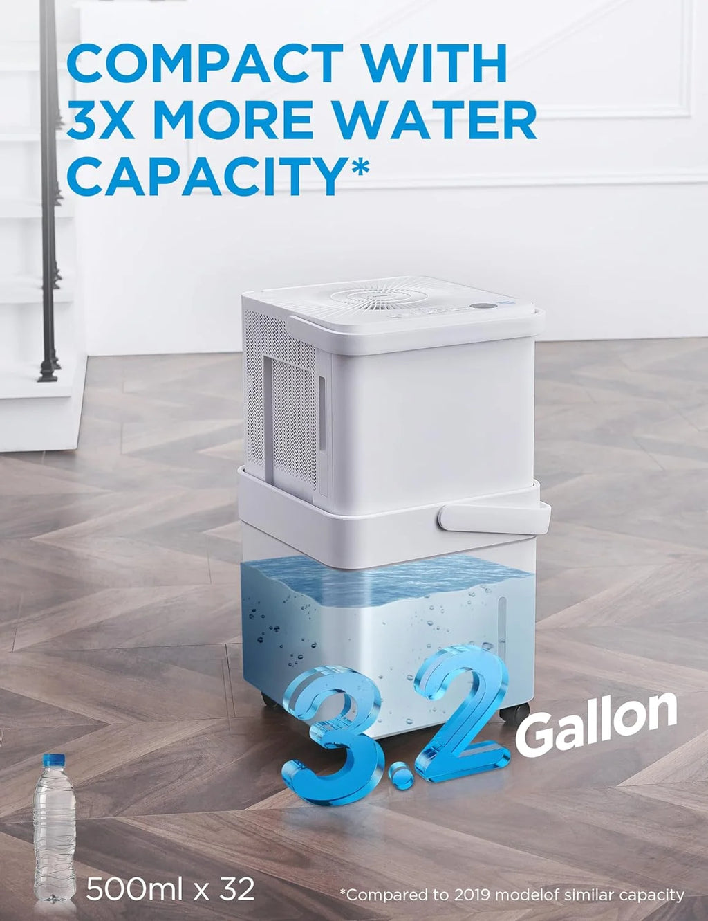 Smart WiFi Dehumidifier, 20-Pint, 2,000 sq. ft. Coverage A617904