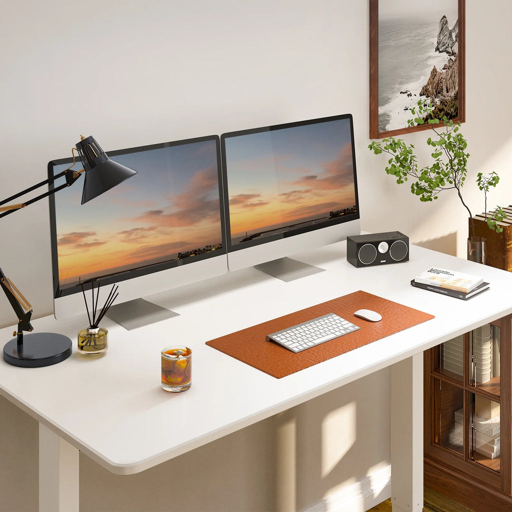 Electric Height Adjustable Desk 55x28 White H14300