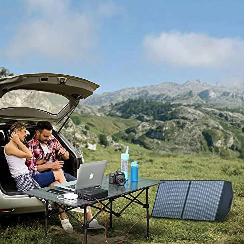 200W 154Wh Portable Power Station with 100W Foldable Solar Panel N194989
