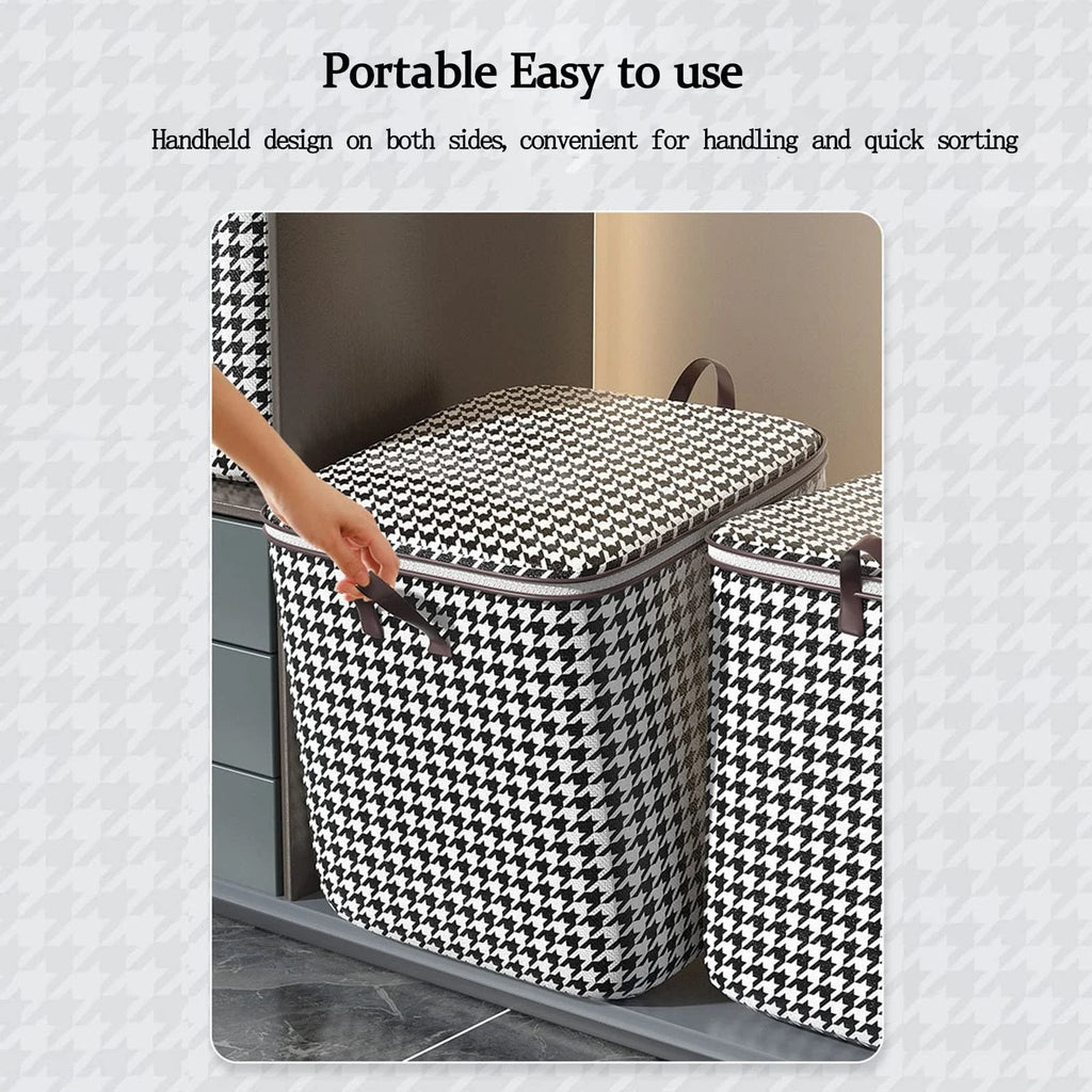 Portable Wardrobe Storage Bags with Wheels Q479278