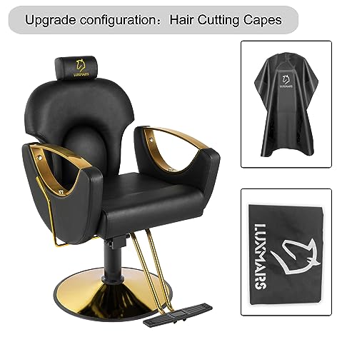 Pink Hydraulic Reclining Barber Salon Chair P872