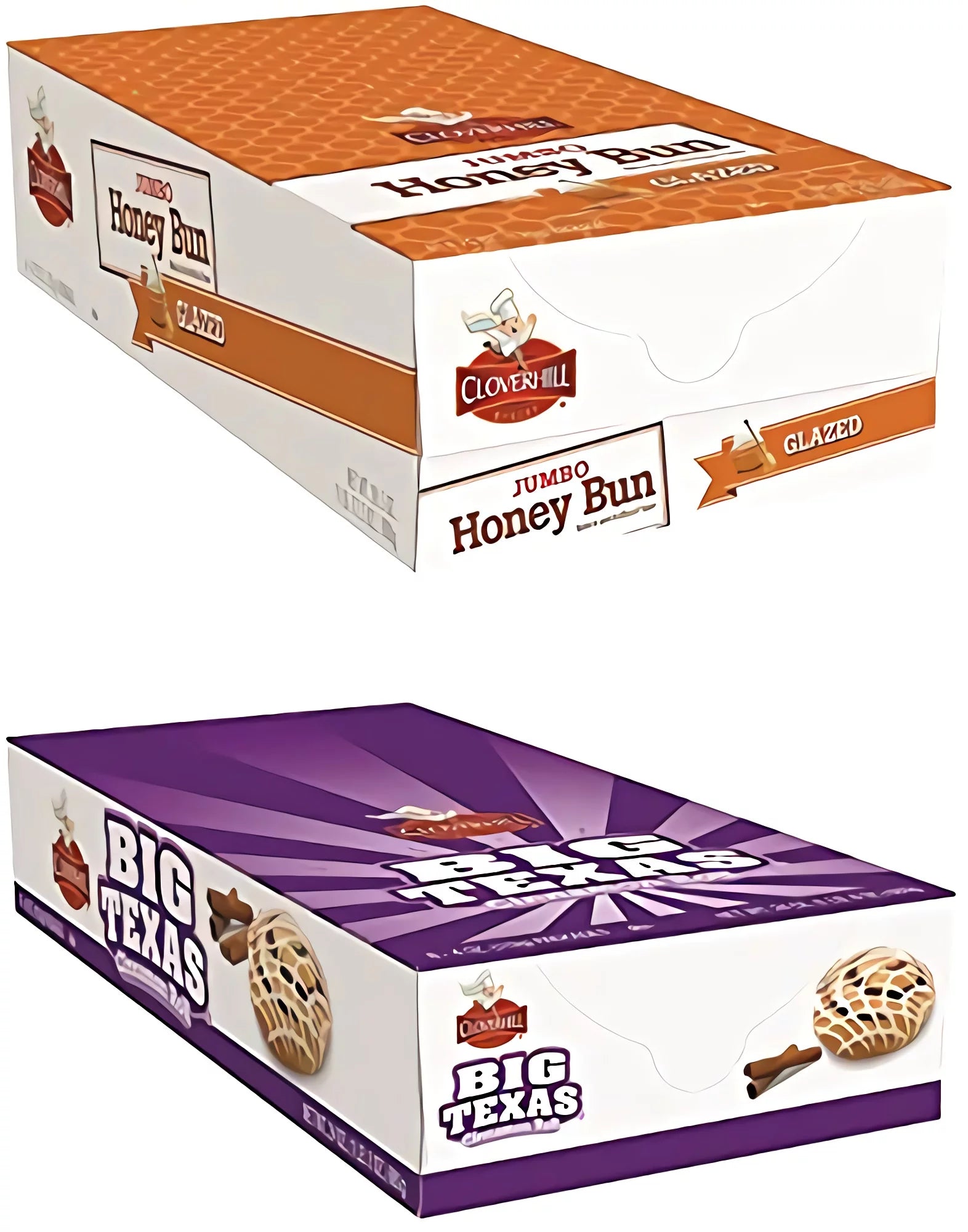 Jumbo Glazed Honey Bun & Cinnamon Roll Combo, 12 Pack R72617