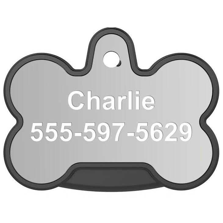 Smart Tag Dog Bone Personalized ID and Tracker U17372