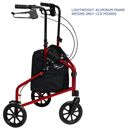 3-Wheel Walker for Seniors, Foldable & Lightweight R623