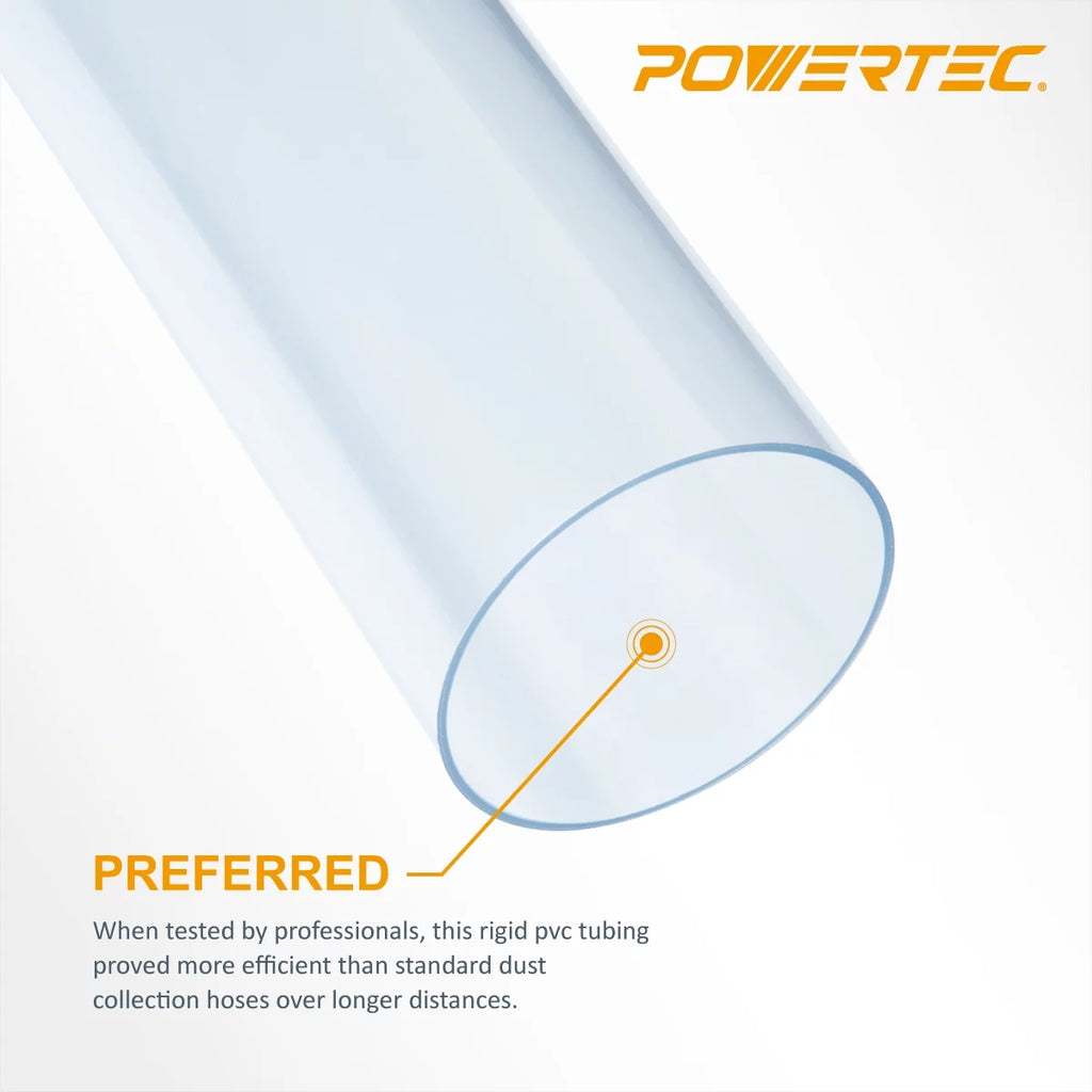 4-inch x 36-Inch Clear PVC Dust Collection Pipe S271979