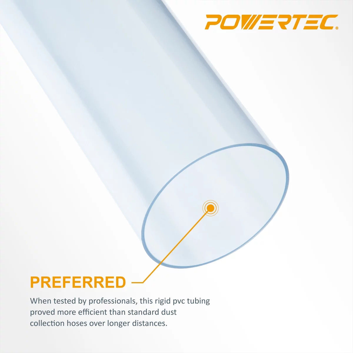 4-inch x 36-Inch Clear PVC Dust Collection Pipe S271979