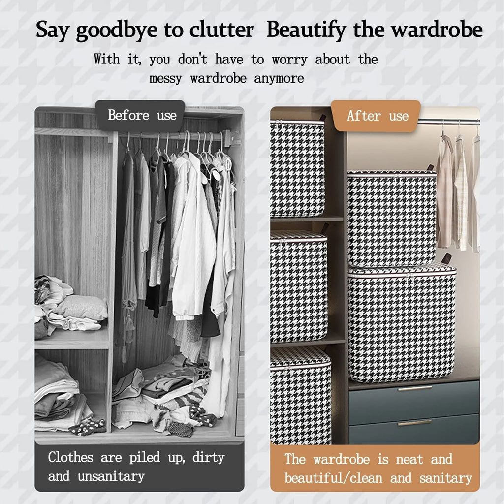 Portable Wardrobe Storage Bags with Wheels Q479278