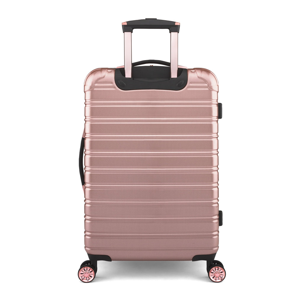 Hardside Luggage 3 Piece Set, 20" Carry-on, 24" and 28" Checked, Rose Gold B9174