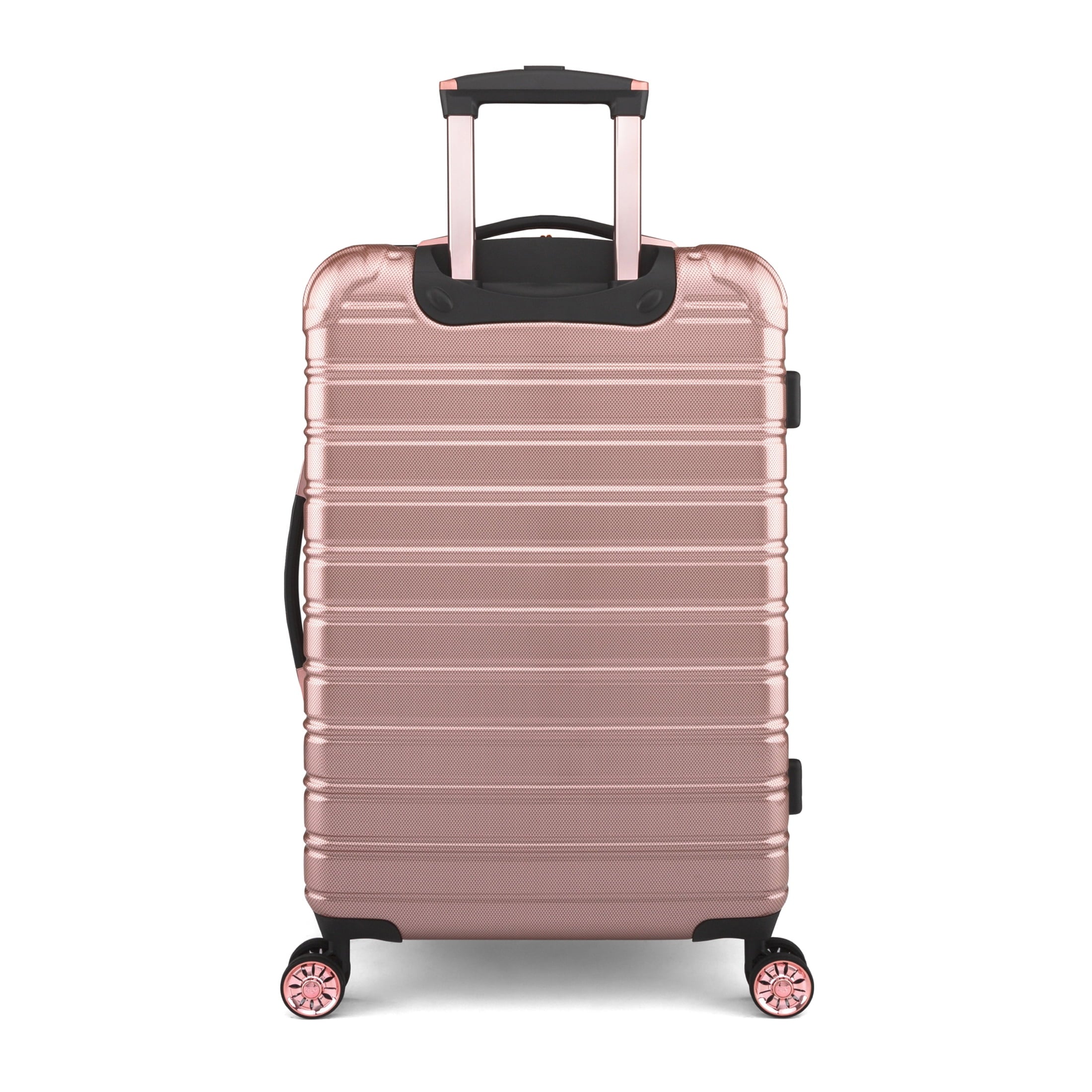 Hardside Luggage 3 Piece Set, 20" Carry-on, 24" and 28" Checked, Rose Gold B9174