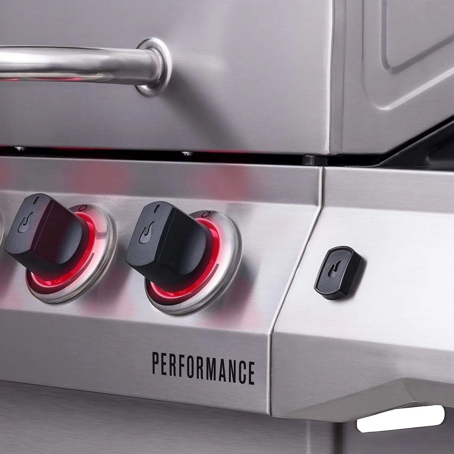 4-Burner Propane Gas Grill with Side Burner and Cabinet U96398