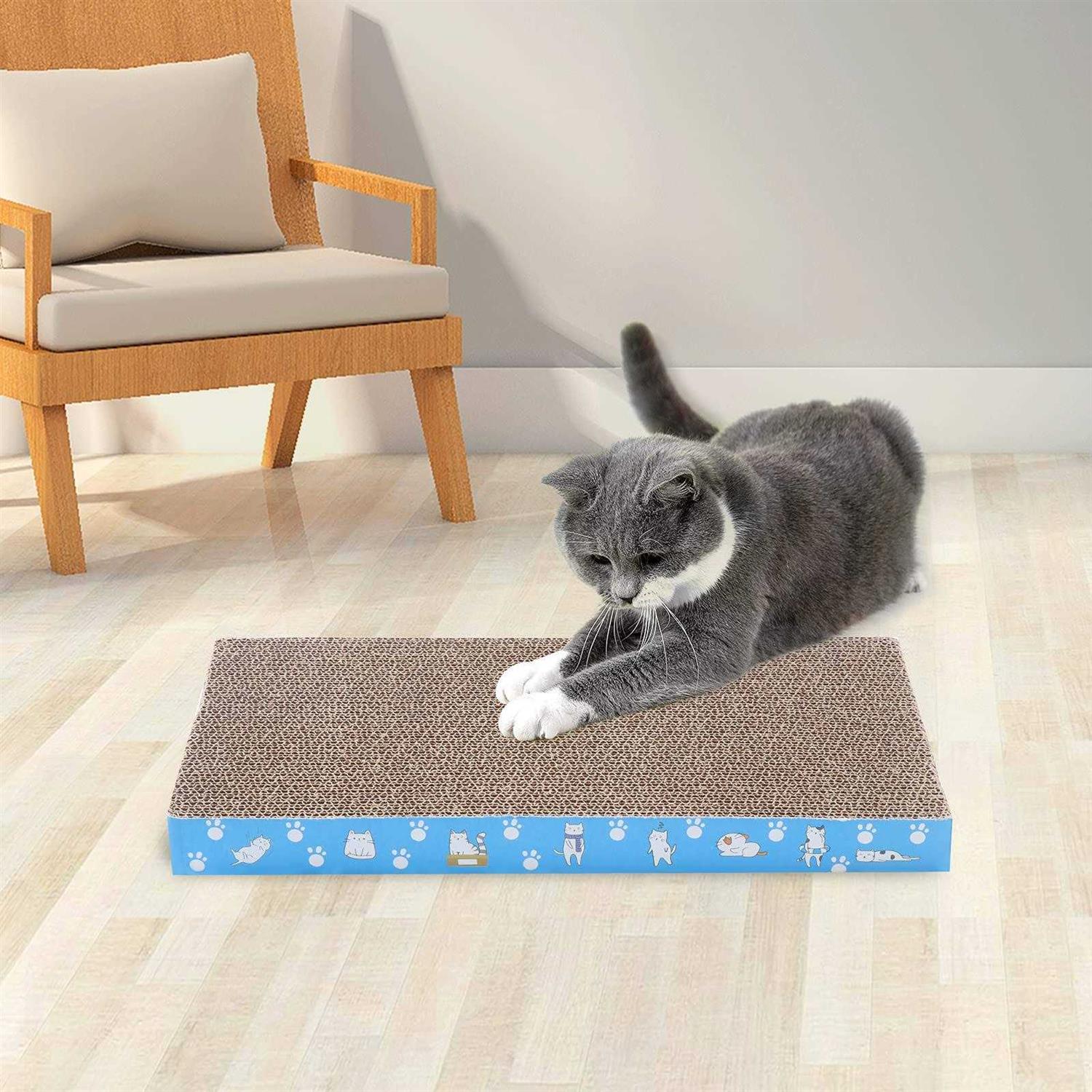 Cat Scratch Pad Cardboard, Reversible, 5 Pack U909