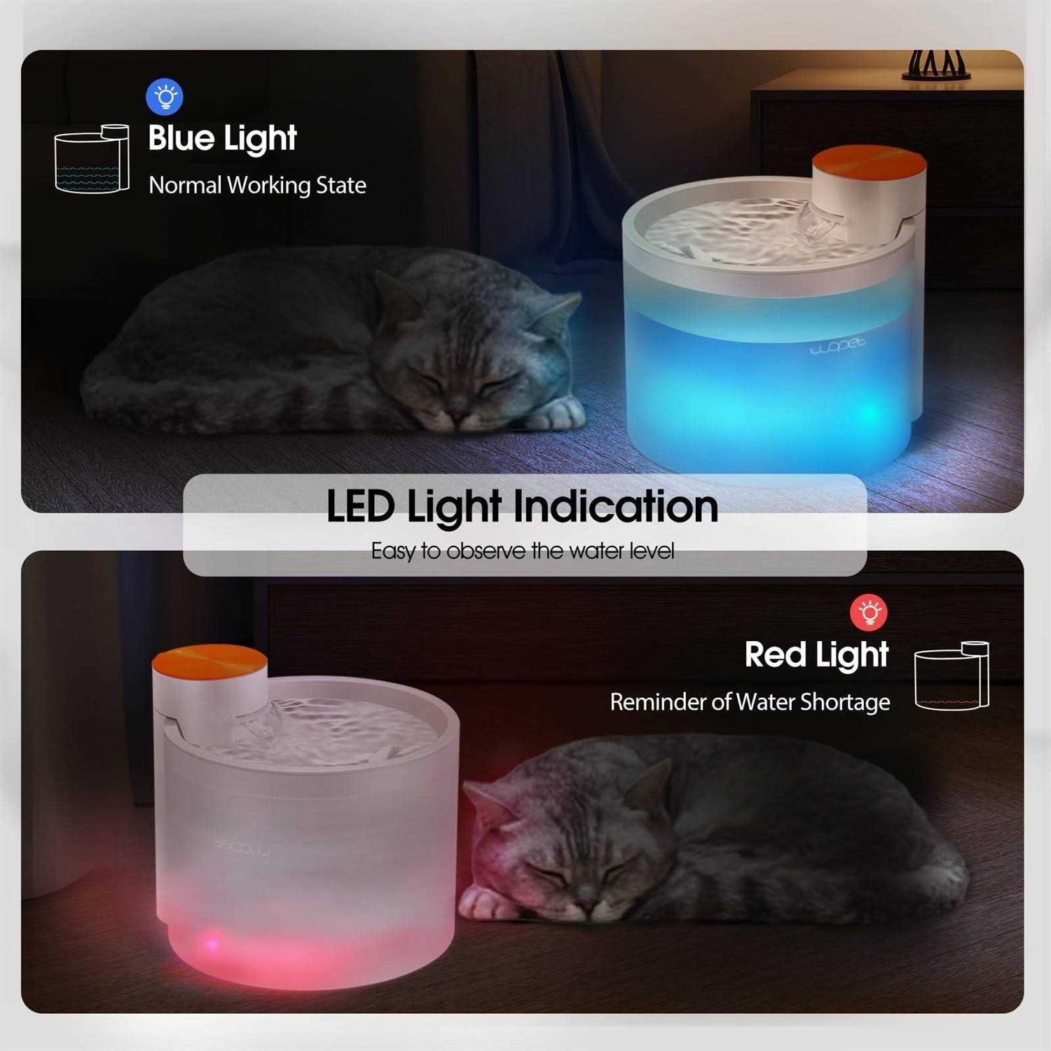 Pet Water Fountain Dispenser for Dogs and Cats A327