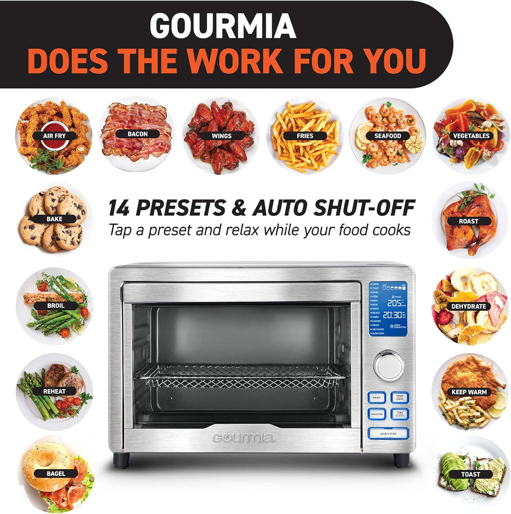 Digital Stainless Steel Toaster Oven Air Fryer R64513