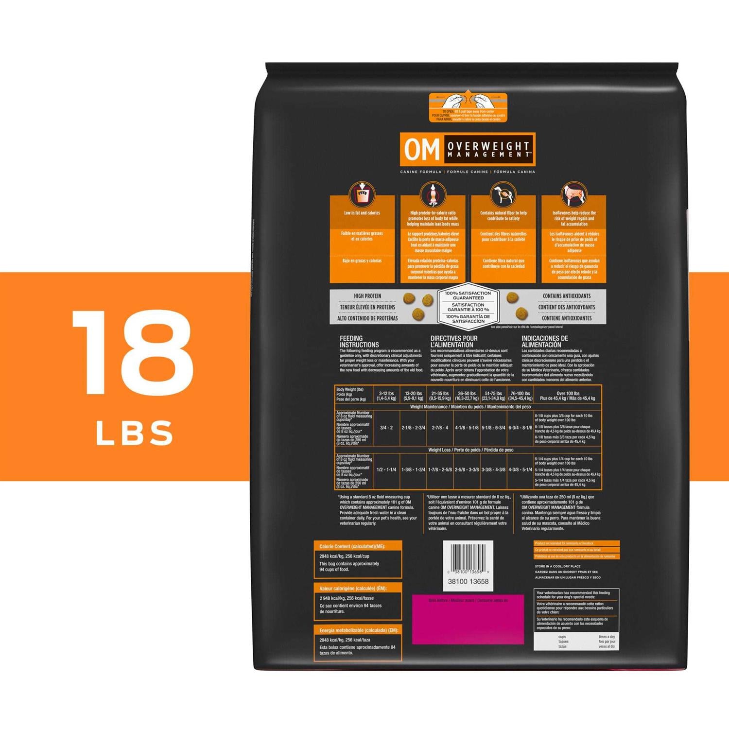 Overweight Management Dry Dog Food I911