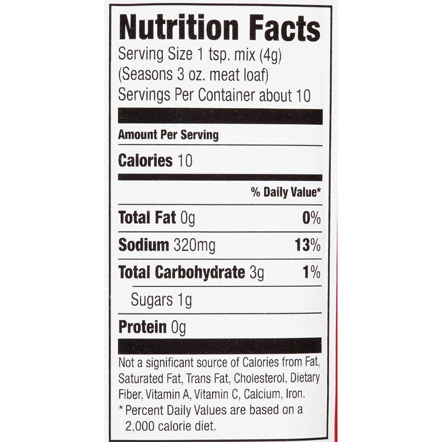 Meat Loaf Seasoning Mix, 1.5 oz (Pack of 2) G36526