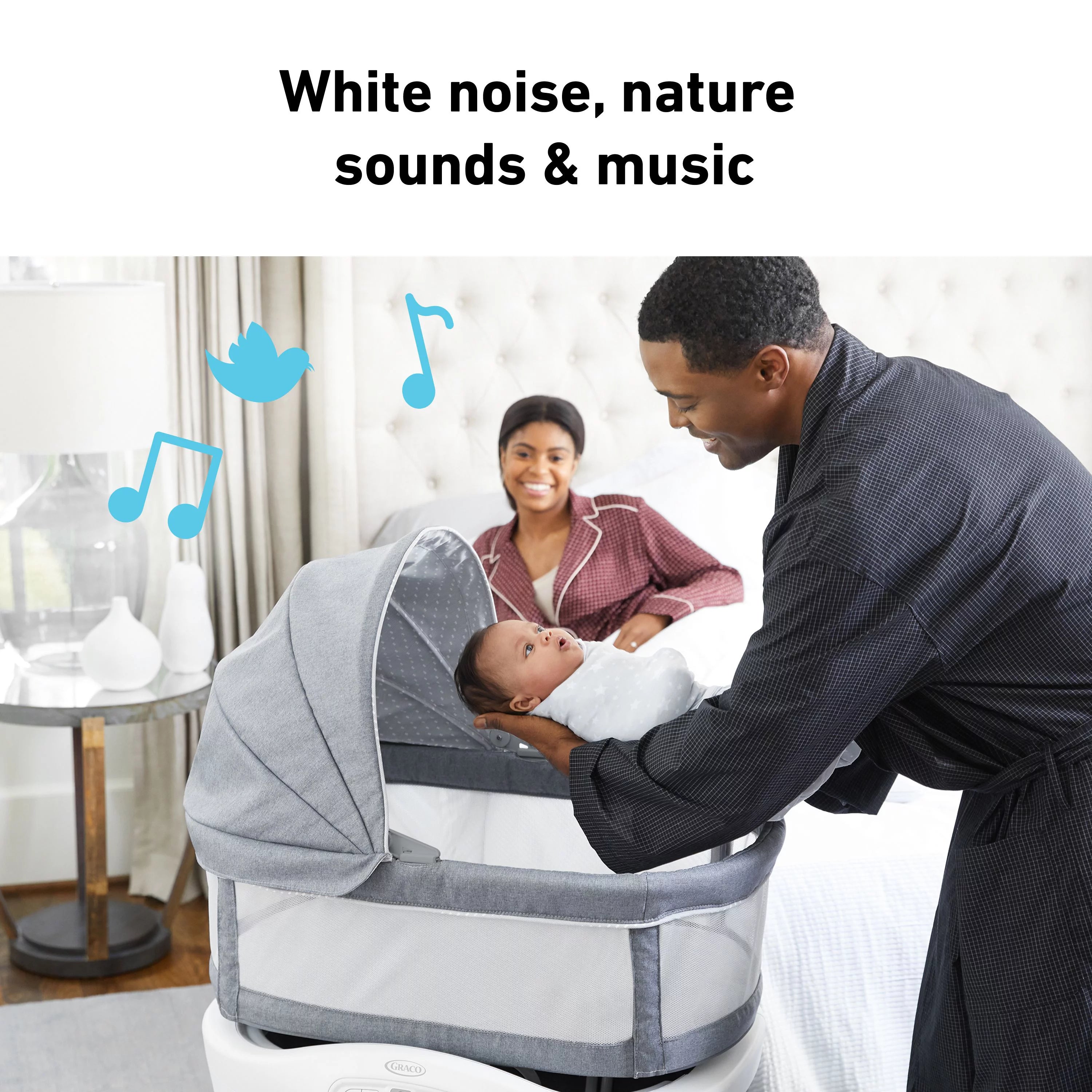 Bassinet with Cry Detection Technology O753