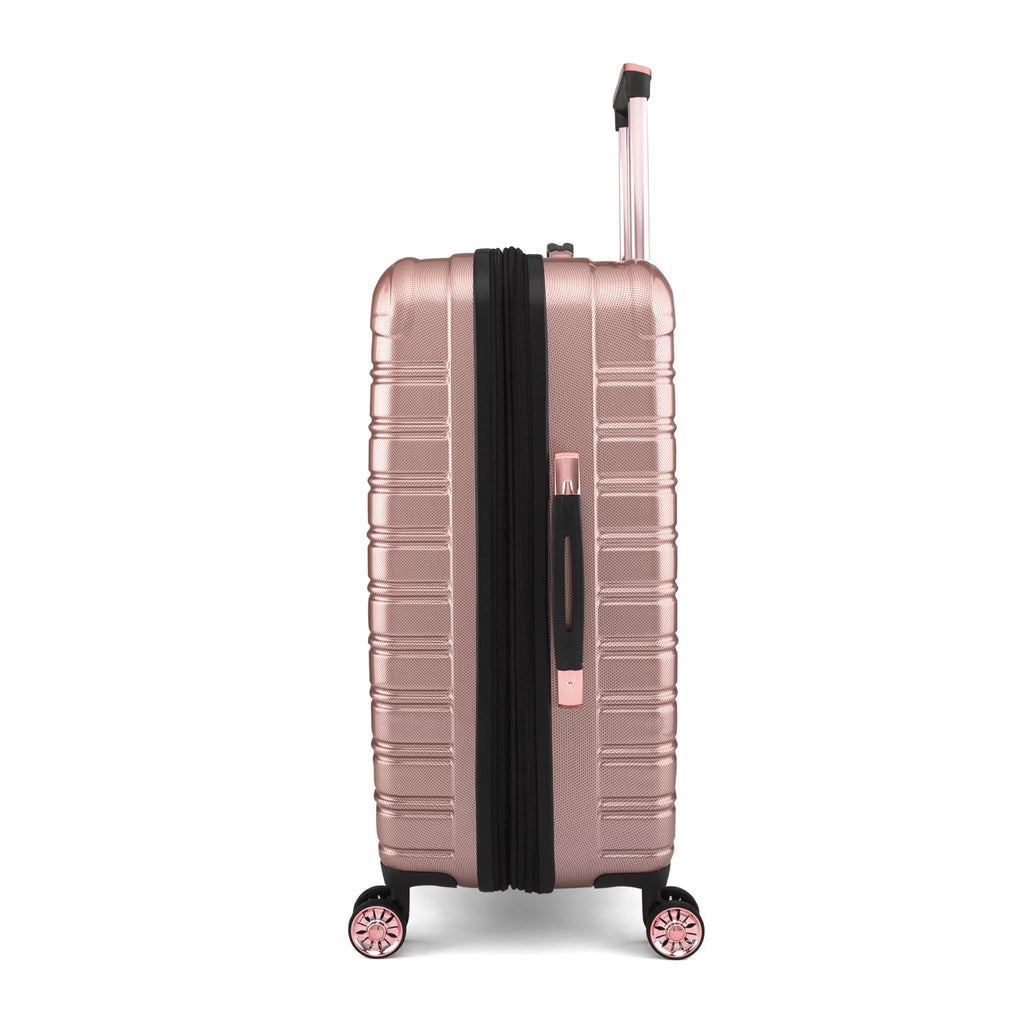 Hardside Luggage 3 Piece Set, 20" Carry-on, 24" and 28" Checked, Rose Gold B9174