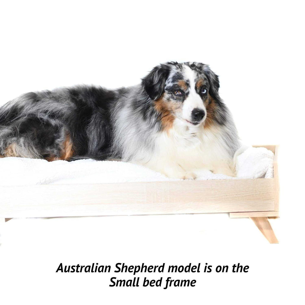 Raised Wooden Dog Bed Frame L89081