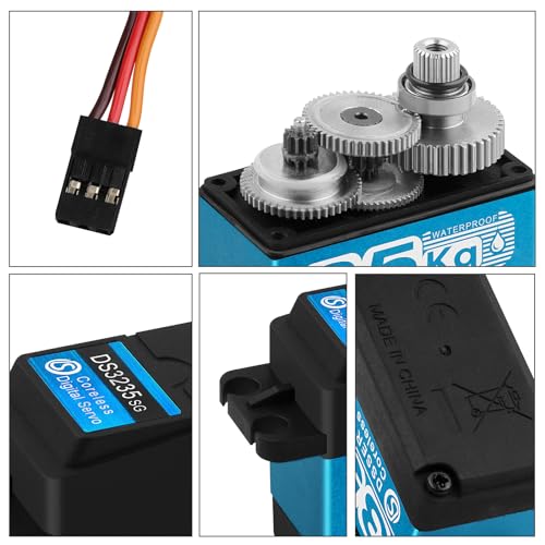Waterproof Metal Gear Digital Servo 25T for RC Robot DIY F455605