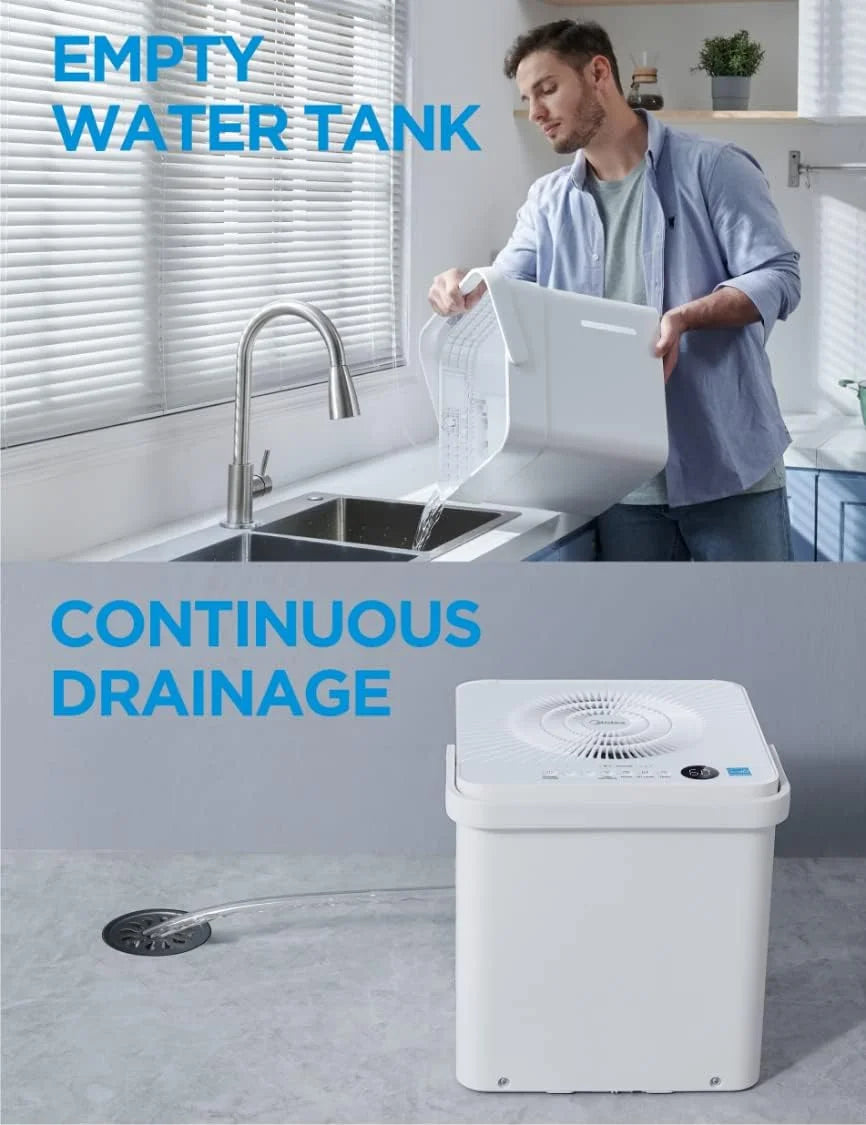 Smart WiFi Dehumidifier, 20-Pint, 2,000 sq. ft. Coverage A617904
