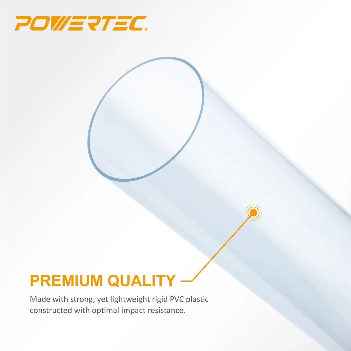 4-inch x 36-Inch Clear PVC Dust Collection Pipe S271979